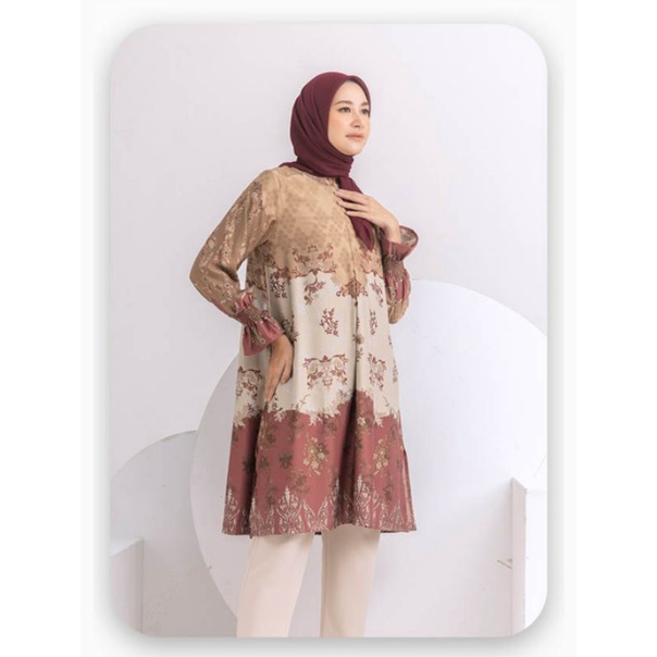 SIAP KIRIM. Charrana Tunik French Rose size L by Heaven lights