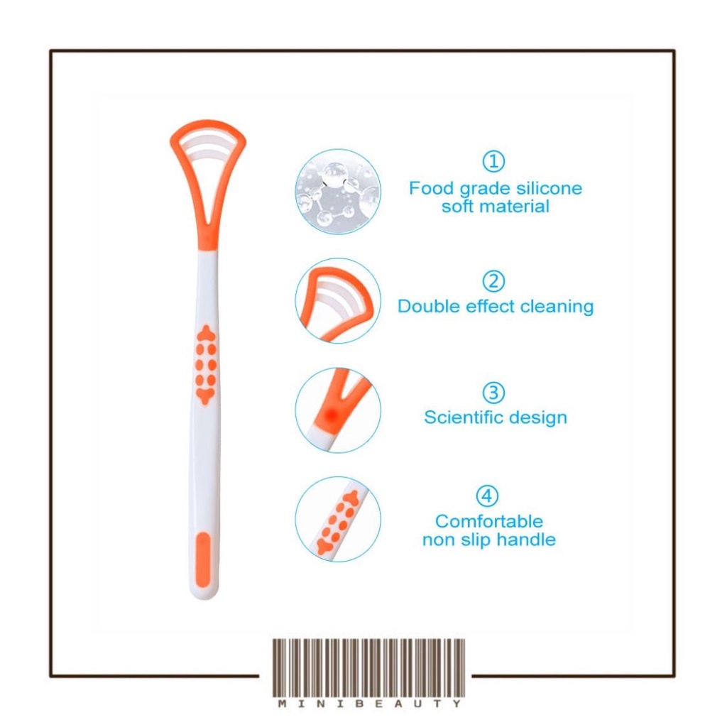 pembersih lidah sikat lidah tongue cleaner tongue scraper dewasa