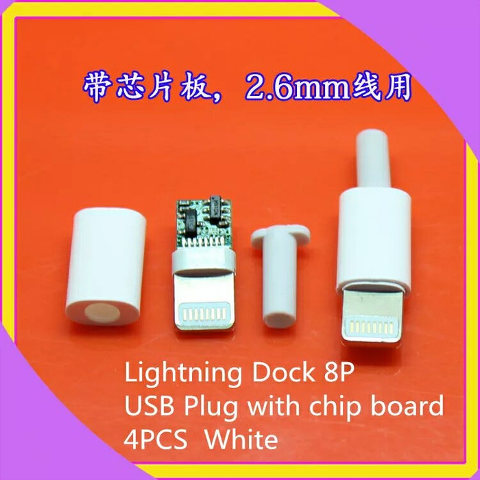 lightning dock port jack 8 pin DIY OTG charger iphone 5/6/7