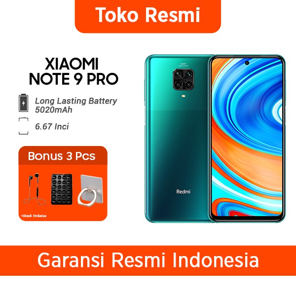 Xiaomi Redmi Note 9 Pro, 6/64GB 8/128GB Termurah di Shopee