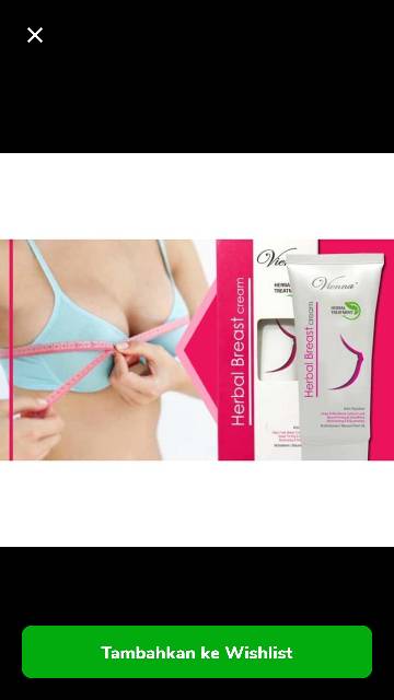 VIENNA HERBAL BREAST CREAM ORIGINAL BPOM - PEMBESAR DAN PENGENCANG PAYUDARA