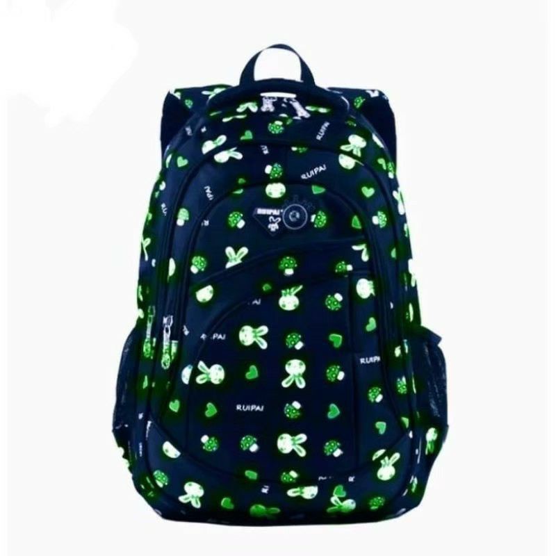 Ransel Wanita POLO Motif Playboy Tas Punggung Sekolah SD SMP SMA Tas Anti Air Original