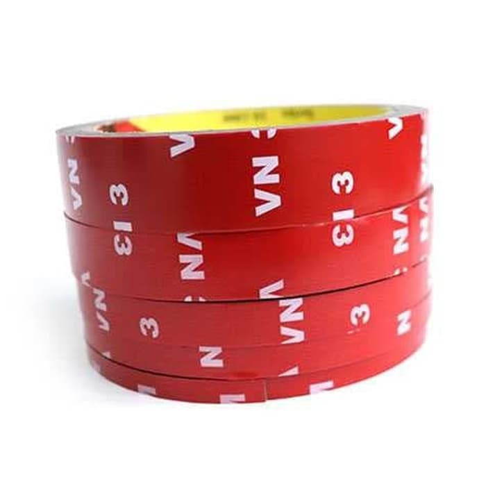 JETTING Lakban Selotip Double Tape 3M SC Merah 3m x 20mm