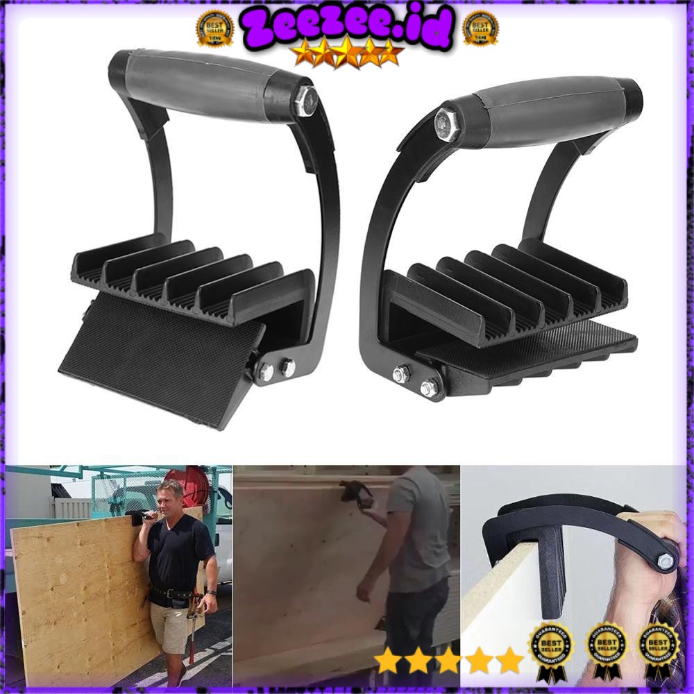 Ready Alloet Free Hand Easy Gorilla Gripper Panel Wood Furniture Carrier - BH847 - Black