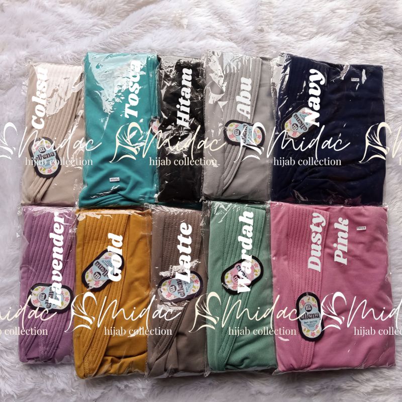 (Ellena Hijab) Hijab Instan Hasya Original Ellena Hijab - Jersey Premium