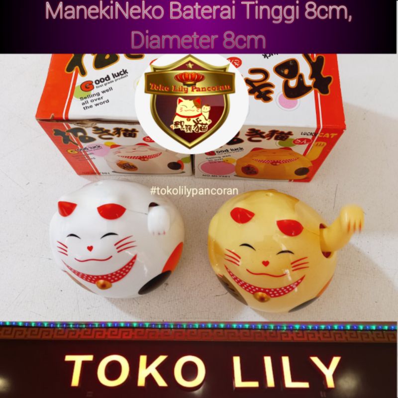 Kucing Hoki Terbaru / Kucing Lambai / Maneki neko baterai / Lucky cat Baterai