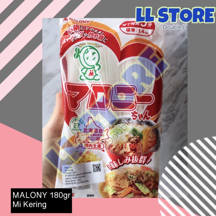 MALONY Marony Harusame 180 gr Mi Kering Jepang