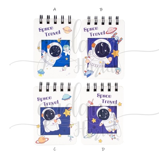 

GCC Notebook A7 Spiral Space Travel Buku Motif Astronot GCC 308755