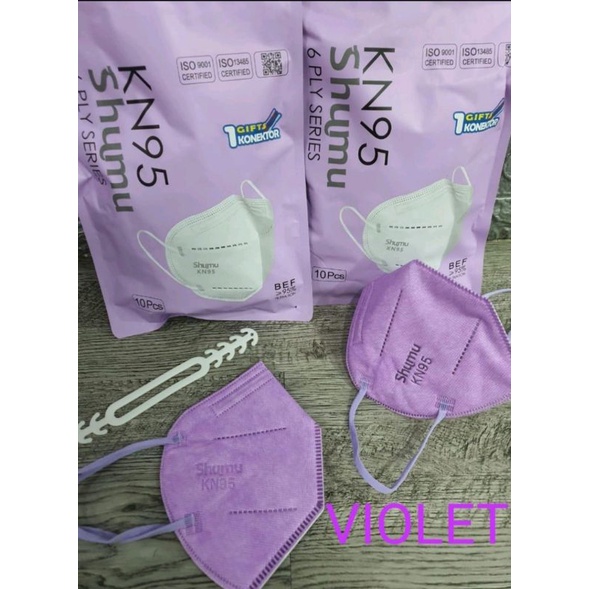 MASKER KN95 SHUMU 6 PLY - VIOLET (UNGU)