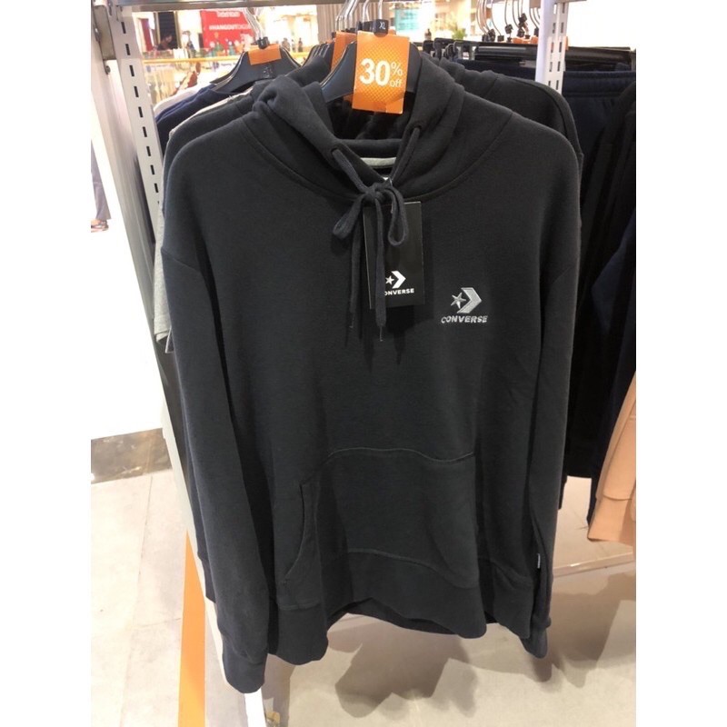 Hoodie converse Basic logo / Black (women size) ORIGINAL1000%