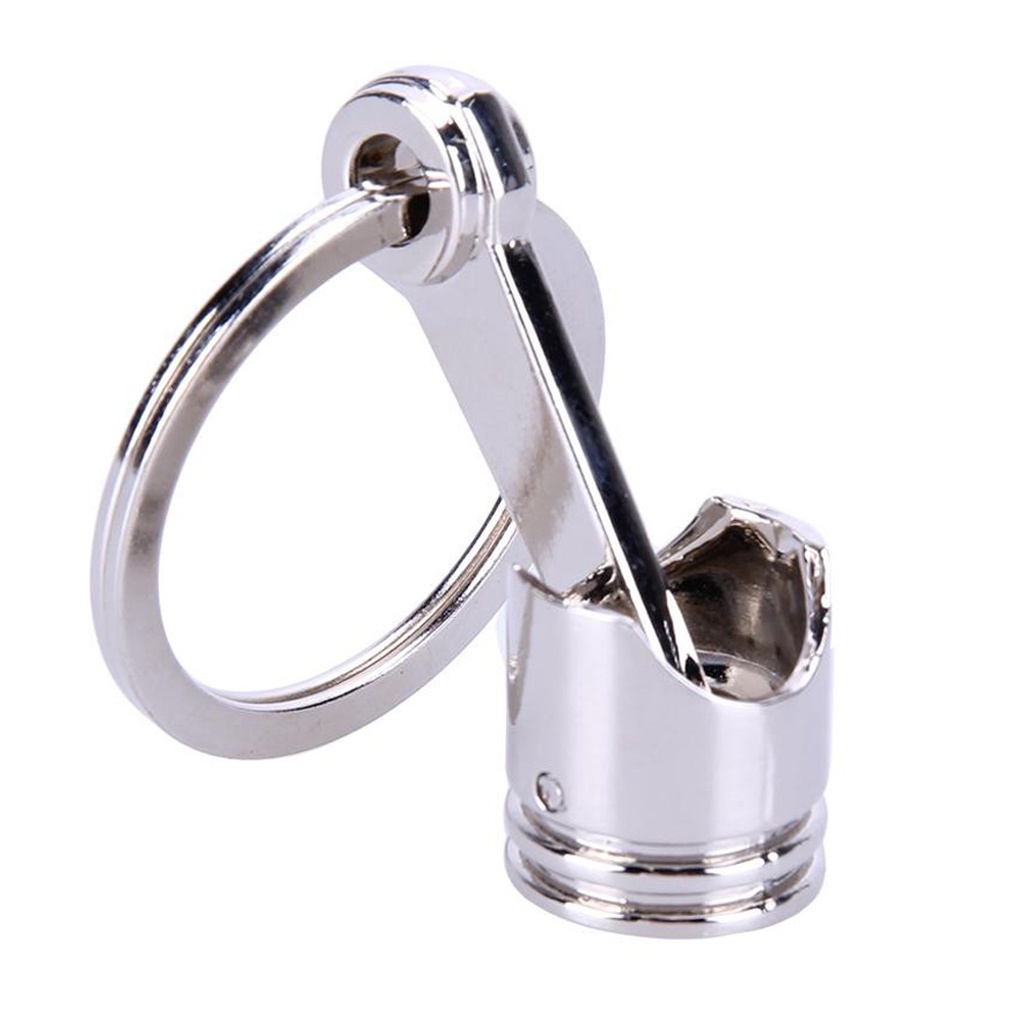 [G006] Gantungan Kunci Miniatur 3D Metal Kunci Inggris Pas Tang Obeng Palu Piston / Mini Keychain Ganci Unik Tools Kit-E. Piston
