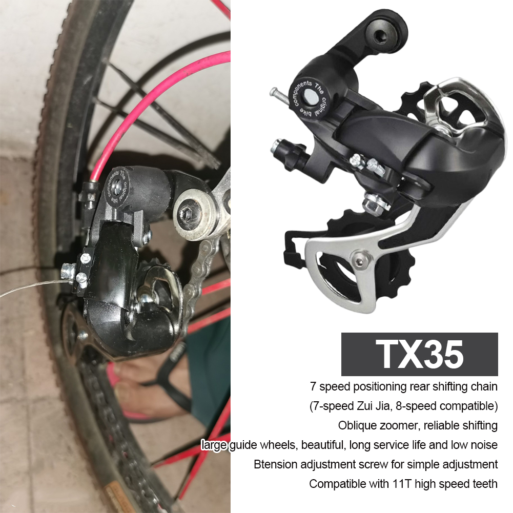 Derailleur Belakang Rd Shimano Tourney Tx35 6 7 8 Kecepatan Shopee Indonesia