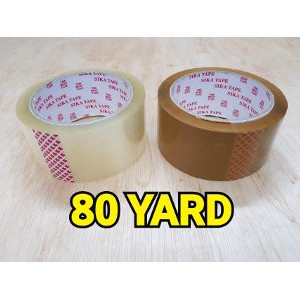 

Promo Lakban Plakban SIKA Tape Bening dan Coklat 48 x 80 yard Berkualitas