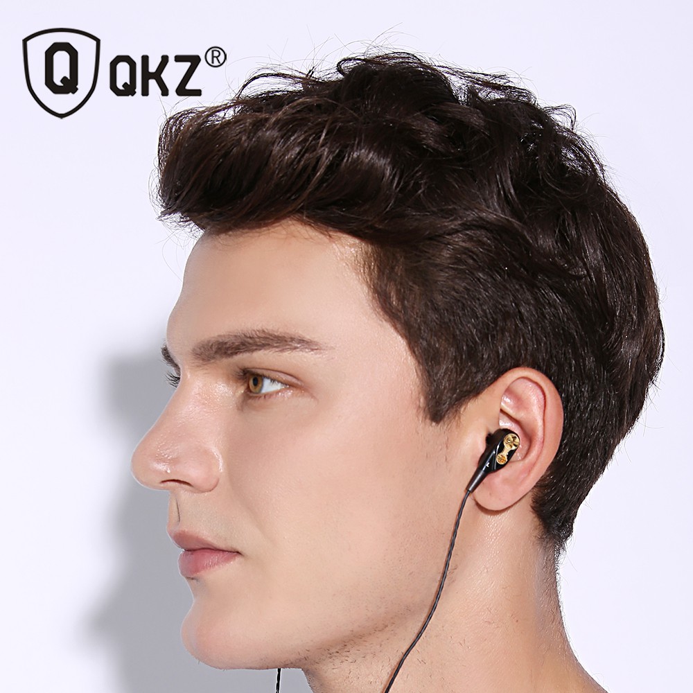 Earphone QKZ Dual Driver HiFi dengan Microphone QKZ-CK8