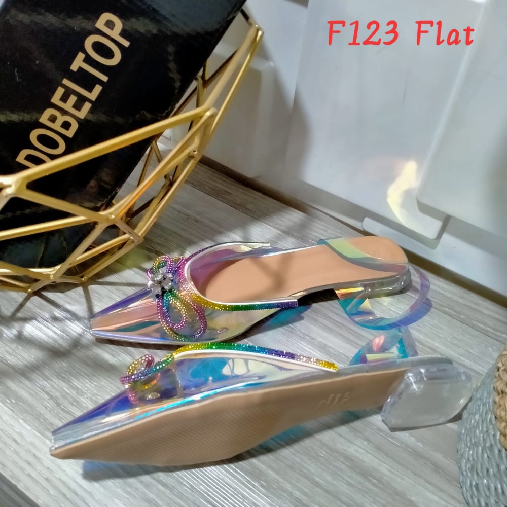 Flats 3cm&amp; heels 6cm wanita F 123