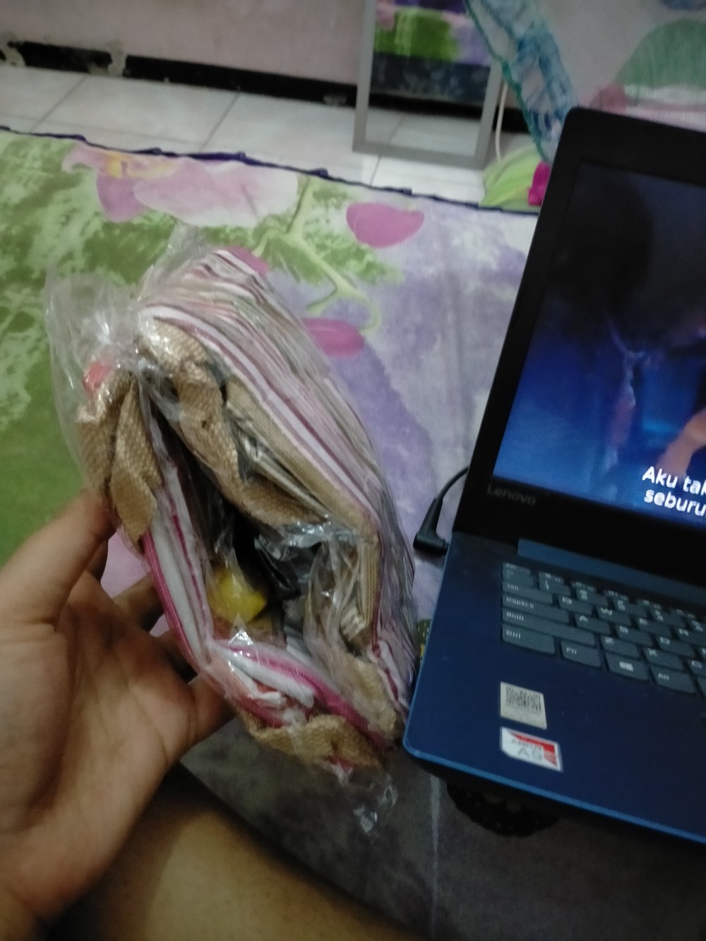 Lunch Bag / Cooler Bag Motif Salur / Tas Bekal Makan