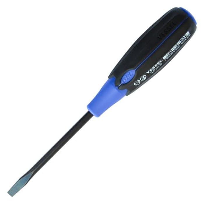 Obeng Vessel 700 Slotted 6 x 100 mm Super Cushion Screwdriver