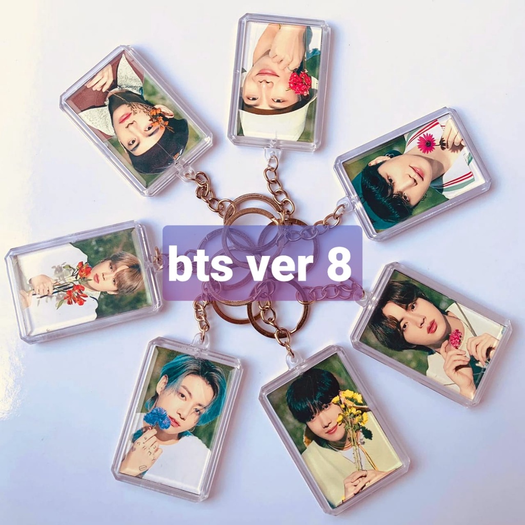 GANTUNGAN KUNCI AKRILIK BTS // GANCI AKRILIK KPOP 2 SISI