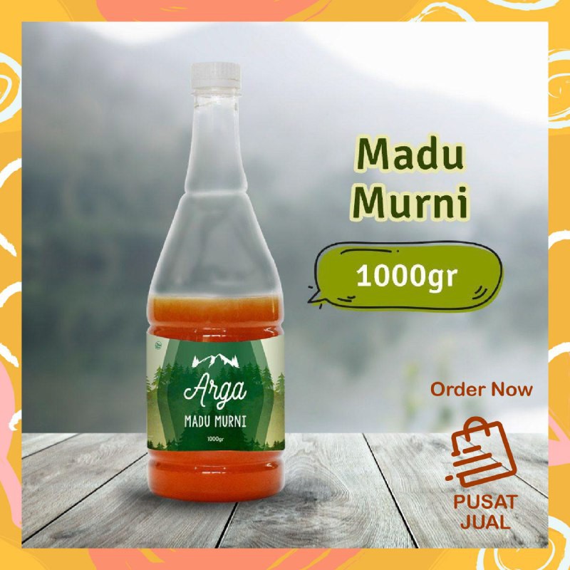 

Madu Murni Arga 1000 gram - Madu Asli Arga 1000gr - Madu Arga Original 1kg - Raw Honey 1 kg