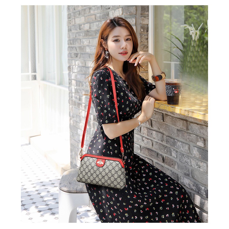 TAS SELEMPANG BAHU WANITA MODEL COACH LEBAH KUALITAS PREMIUM