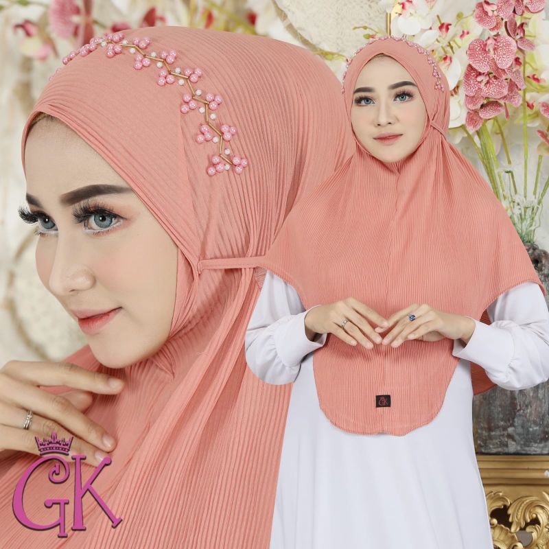 BERGO MARYAM PLISKET PAYET/JILBAB INSTAN PLISKET TALI/BERGO TALI