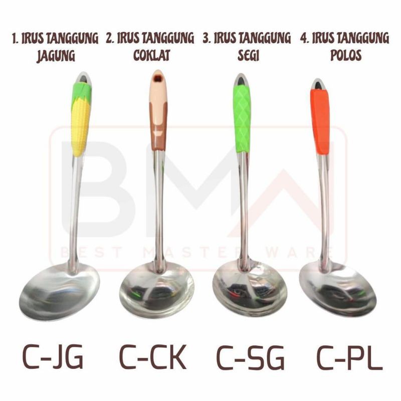 Irus segi/Sendok sop/Centong sayur