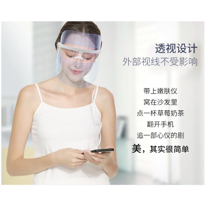 Faceshield LED Perawatan Kecantikan