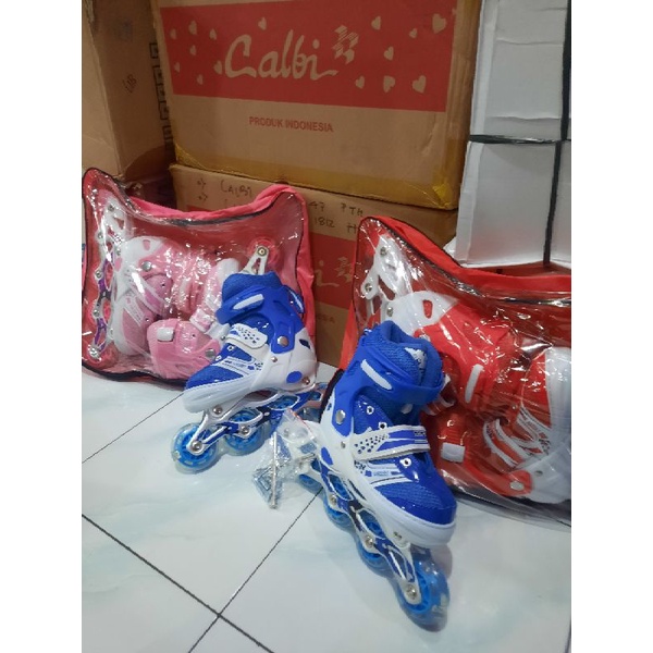 sepatu roda anak ukuran S, M dan L