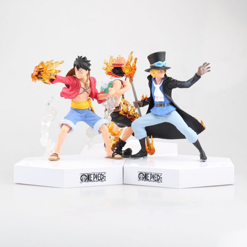 action figure luffy ace sabo