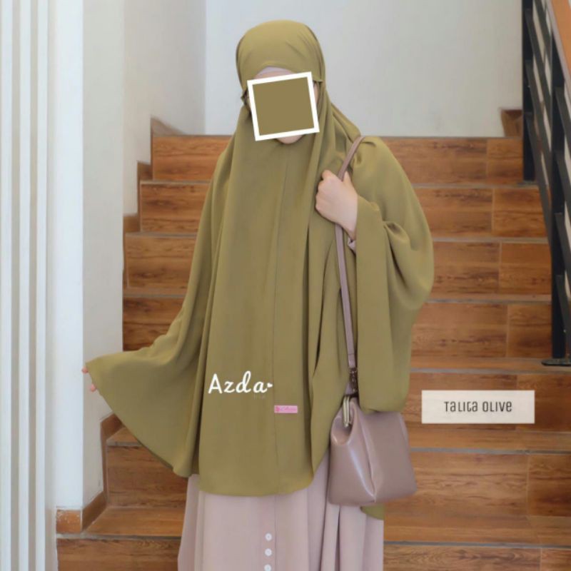 Bergo Talita by azda khimar syari kerudung syari jumbo jilbab non pad