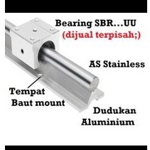 Rail SBR16 150cm Rel Linear Shaft As 16mm Stainless 1500mm CNC