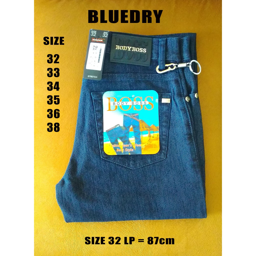 Celana Jean's BOSS Original "Bluedry"