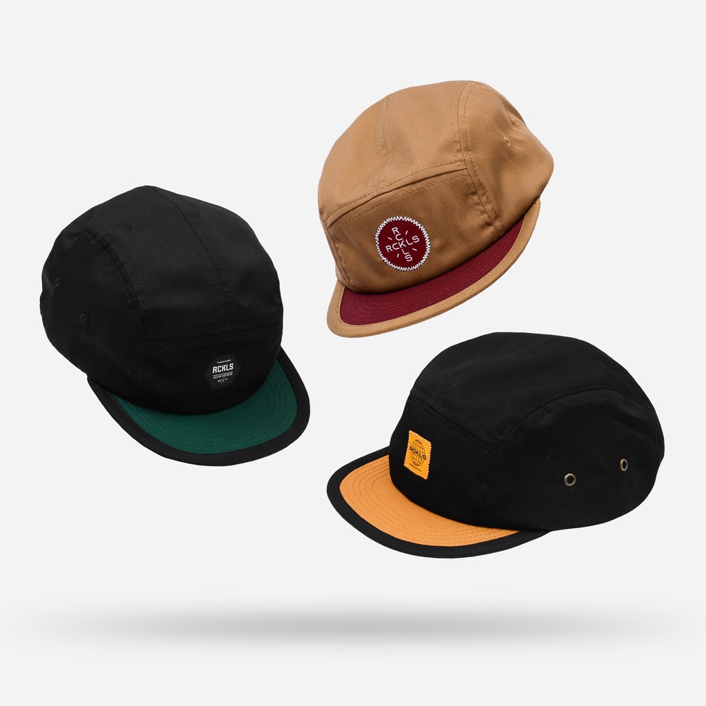 RCKLS. Topi 5 Panel Distro | Topi Panel | Topi Visor Pendek