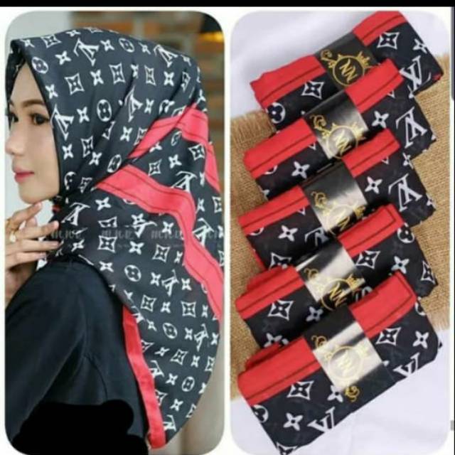 HIJAB DENAY KW LV E08 MOTIF TERBARU / HARGA TERMURAH