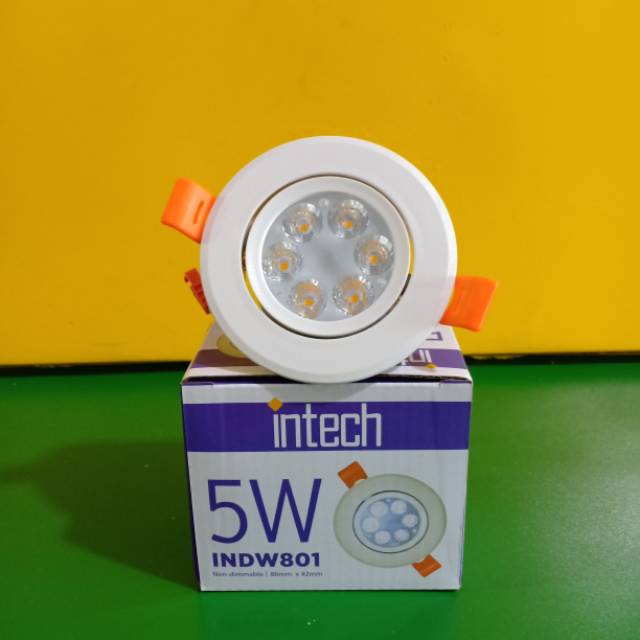 Downlight 5w intech/ lampu downlight 5w