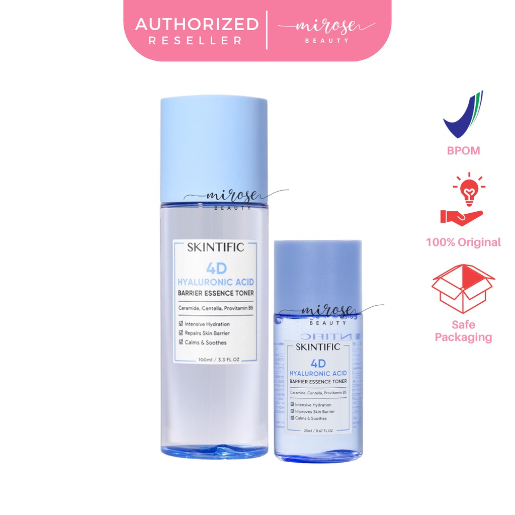 SKINTIFIC 4D Hyaluronic Acid (HA) Barrier Essence Toner Hydration Toner Defeat Dryness 100ML