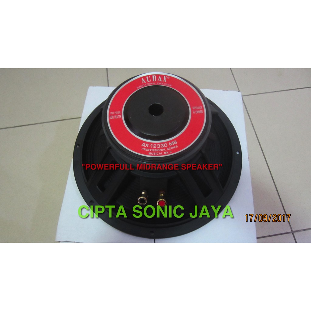 speaker 12 inch audax AX 12330 M full range original