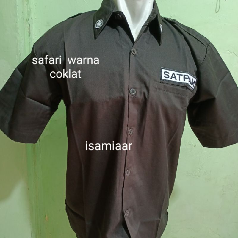 SERAGAM SAFARI PDK WARNA COKLAT