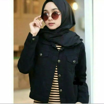 JAKET WANITA JUMBO XXL//JAKET JEANS WANITA JUMBO JAKET JEANS SNOW JUMBO LD 120