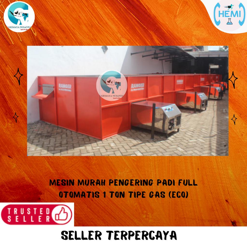 MESIN MURAH PENGERING PADI FULL OTOMATIS 1 TON TIPE GAS (ECO)