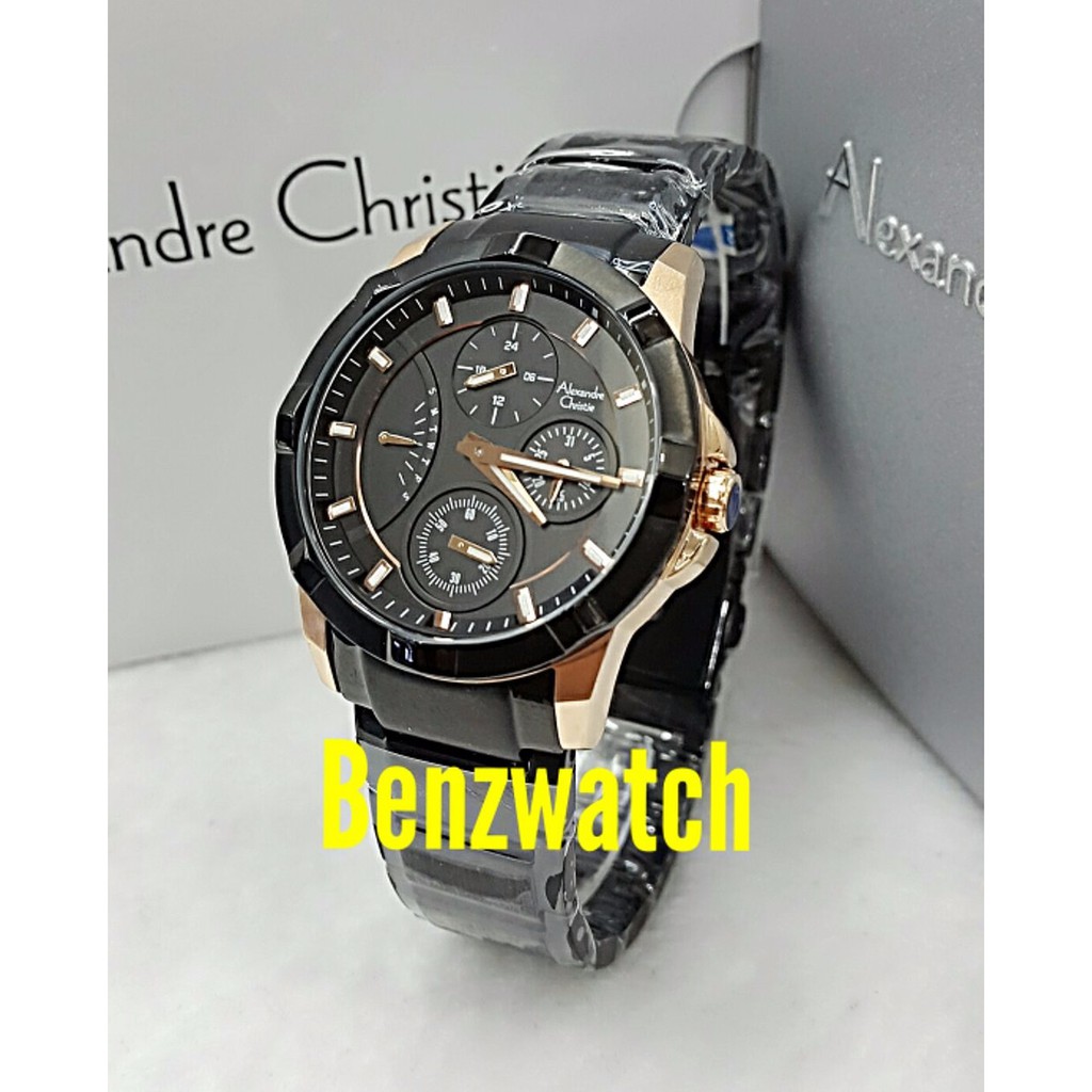 Alexandre Christie 2503 Black Rosegold