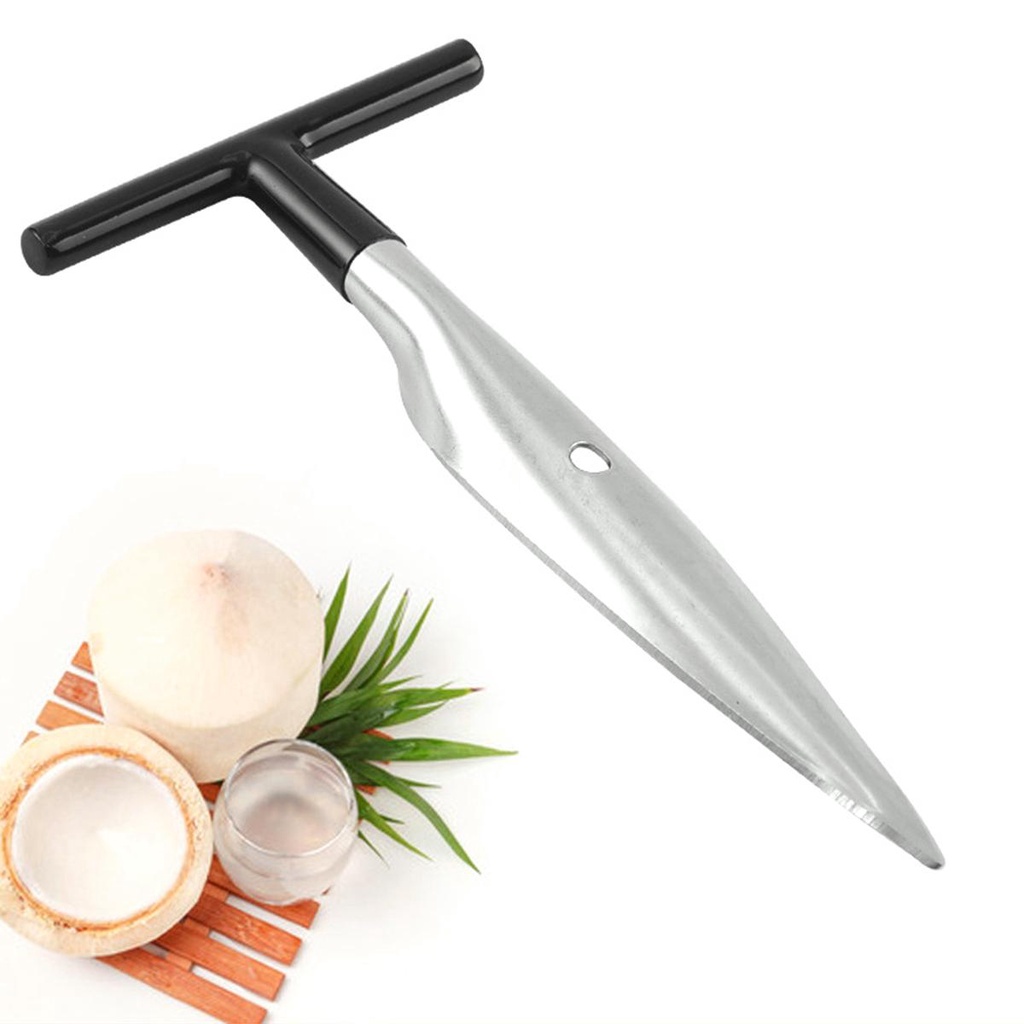 Nickolas1 Coconut Opener Dapur Minum Lubang Potong Coco Air Stainless Steel Aman Alat Buah