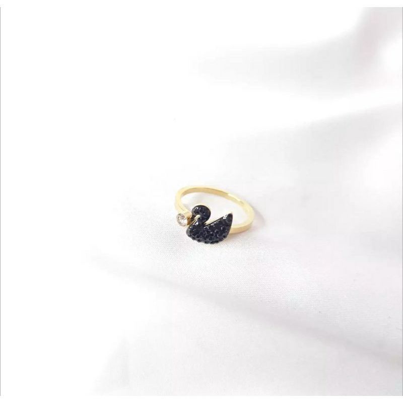 Cincin angsa titanium import fashion wanita