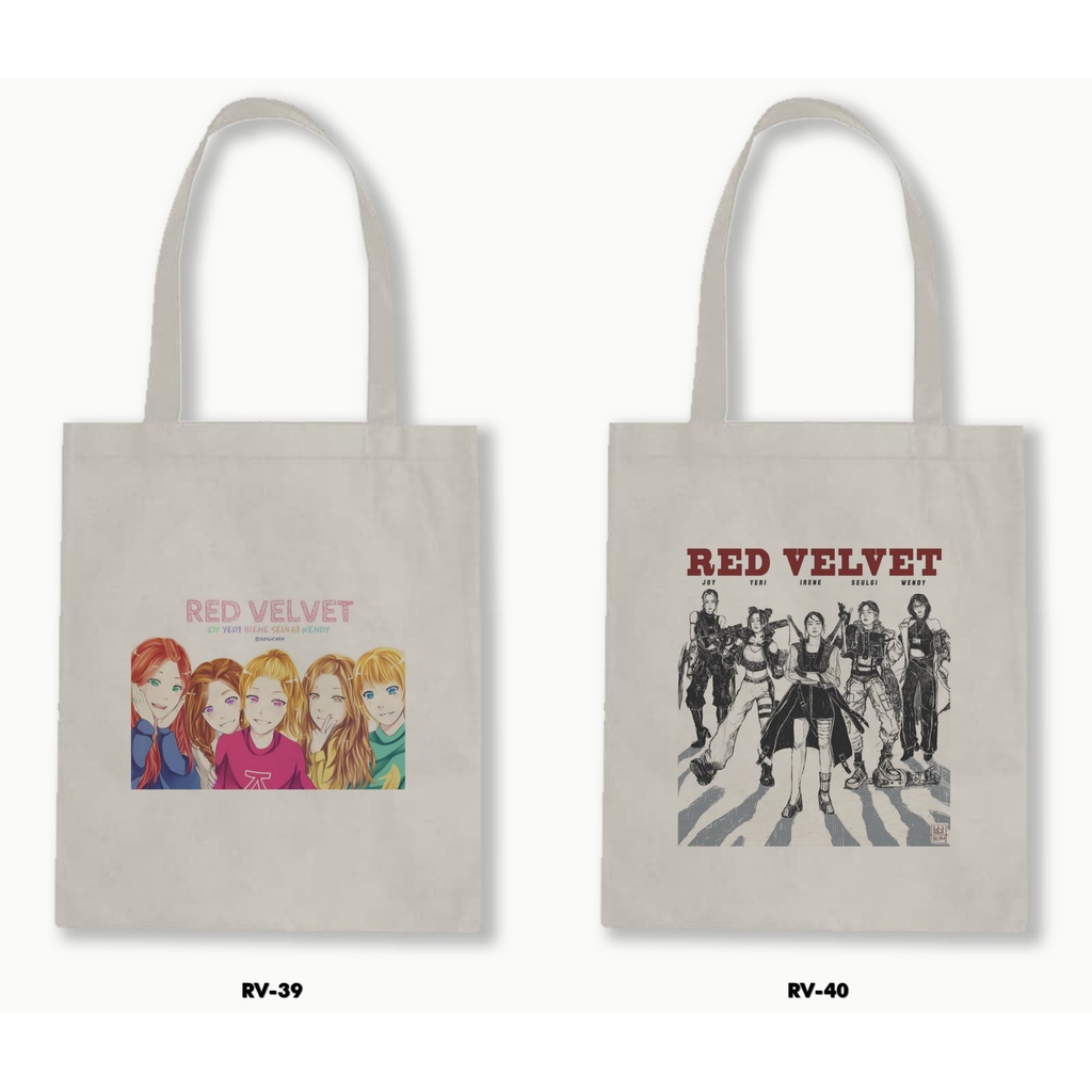 TOTE BAG BLACU - RED VELVET 3