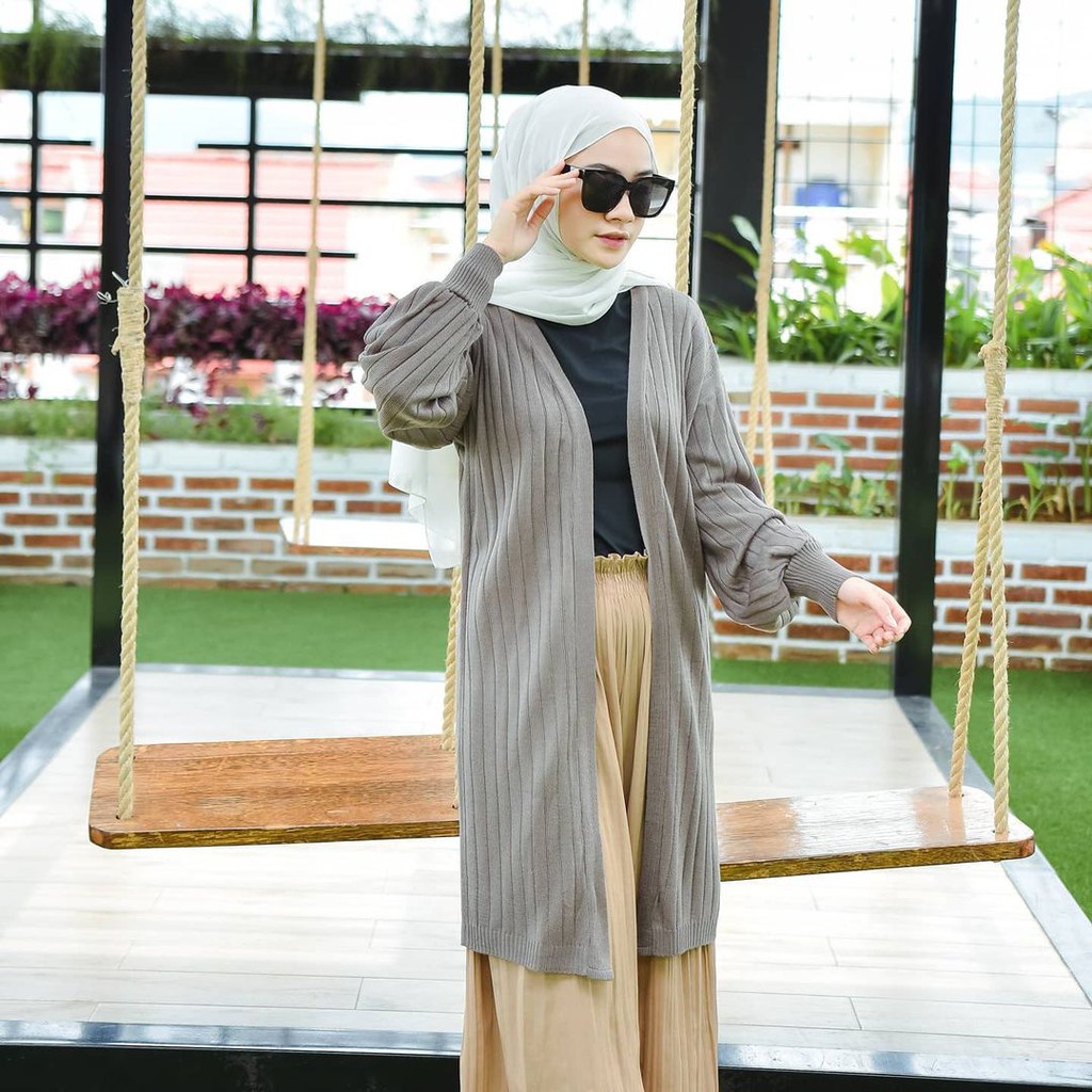 OHB_Getta Loong Cardigan Rajut Wanita Atasan wanita Terbaru 2021 Kekinian Outher Selebgram