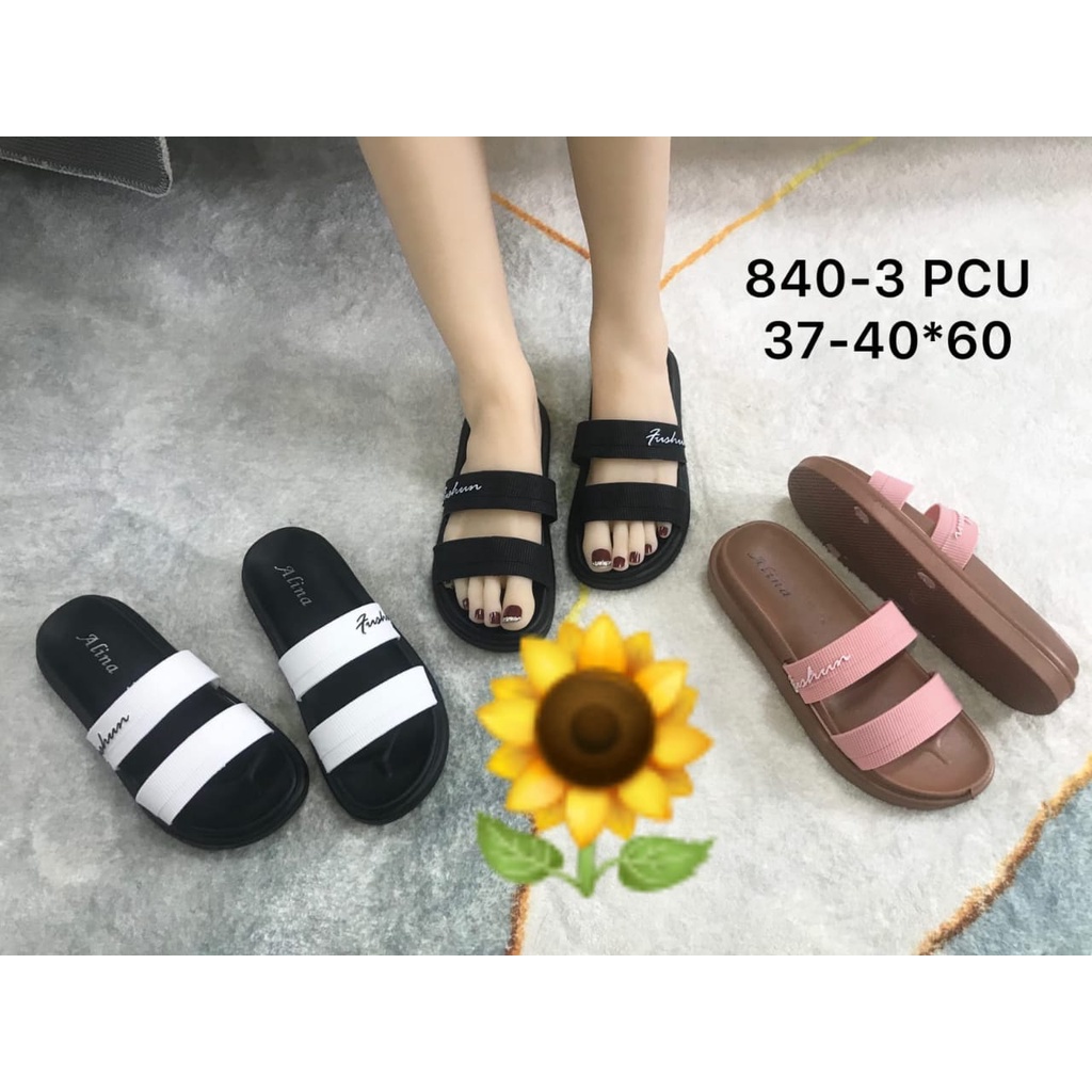 Sandal Karet Jelly Wedges Wanita import Model Terbaru Original Kekinian by  AGUNG STYLE Balance 840-3