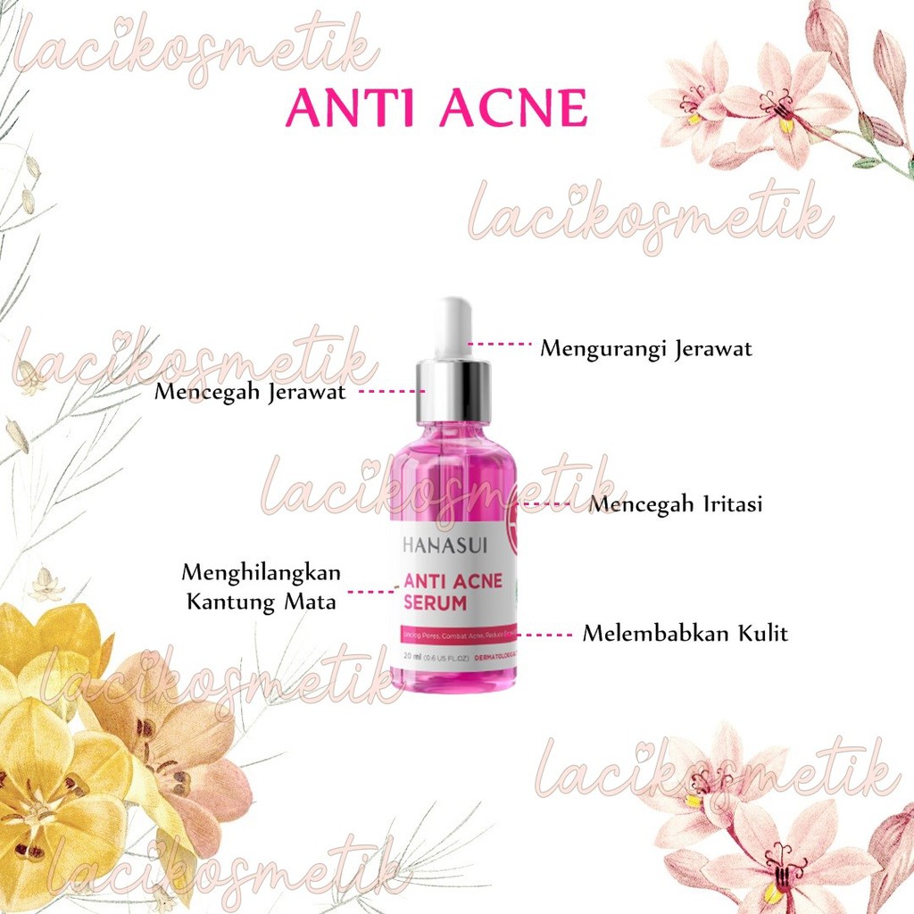 ✨LACIKOSME✨ Serum Anti Acne Hanasui Bpom / Serum Acne Jaya Mandiri