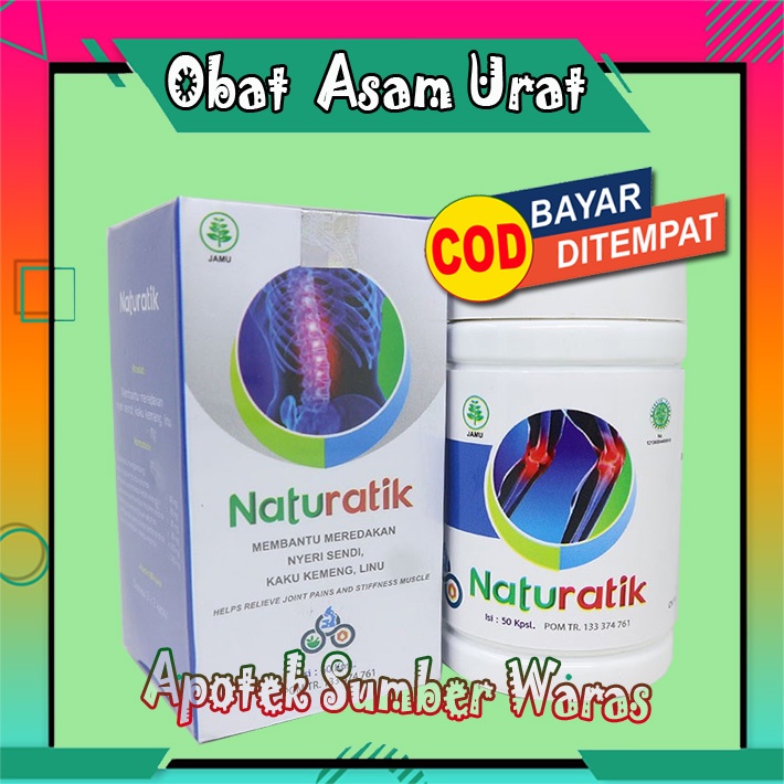 Naturatik Original Obat Asam Urat Nyeri Sendi Lutut Paling Ampuh