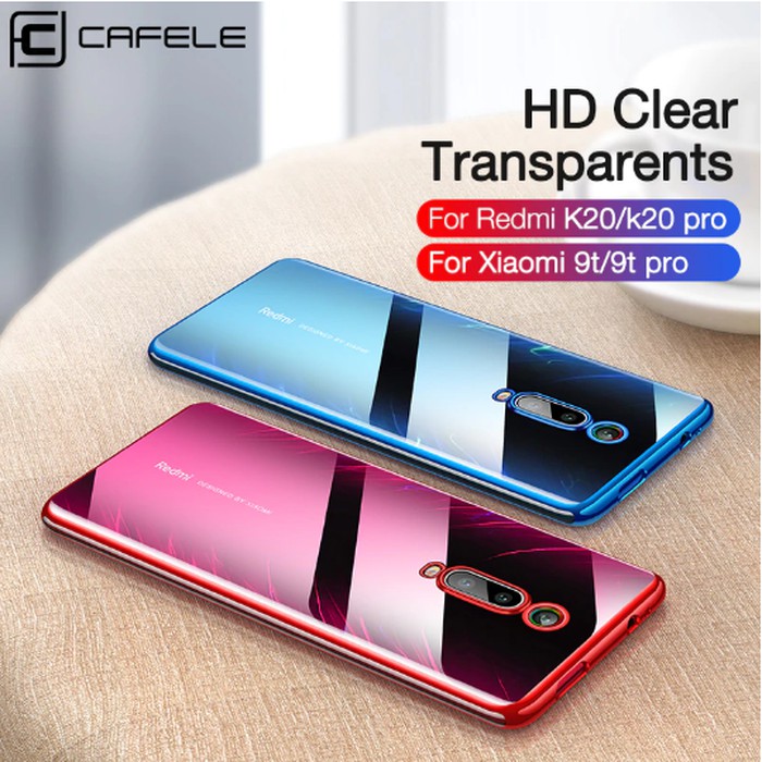 CAFELE Redmi K20 Mi9T K20 PRO Mi9T PRO - Plating Transparent Slim Case [ORIGINAL]