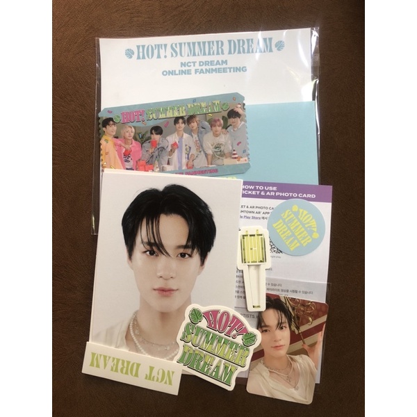 AR TICKET JENO NCT FANMEETING HOT SUMMER DREAM OFFICIAL FULLSET